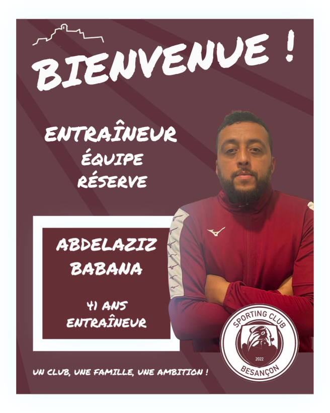 🚨 ALERTE MERCATO - NOUVEL ENTRAÎNEUR EQUIPE RESERVE 🚨